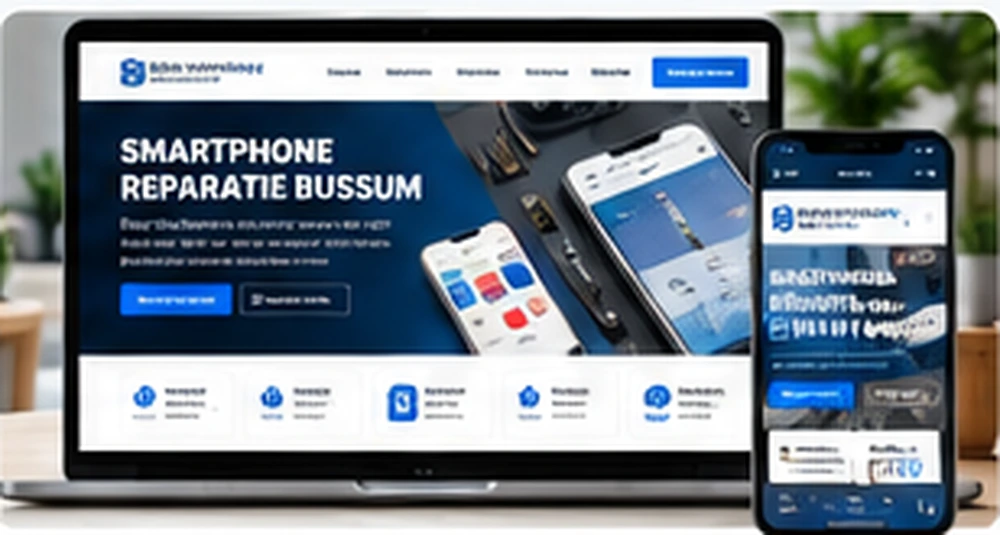 Grafische projectillustratie voor Smartphone Reparatie Bussum