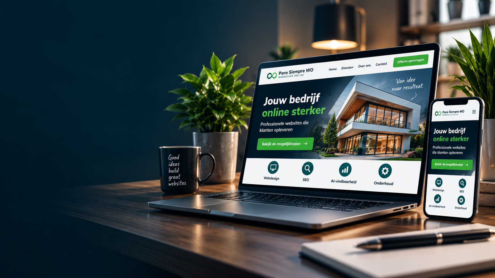 Professioneel webdesign Groningen en WordPress website laten maken